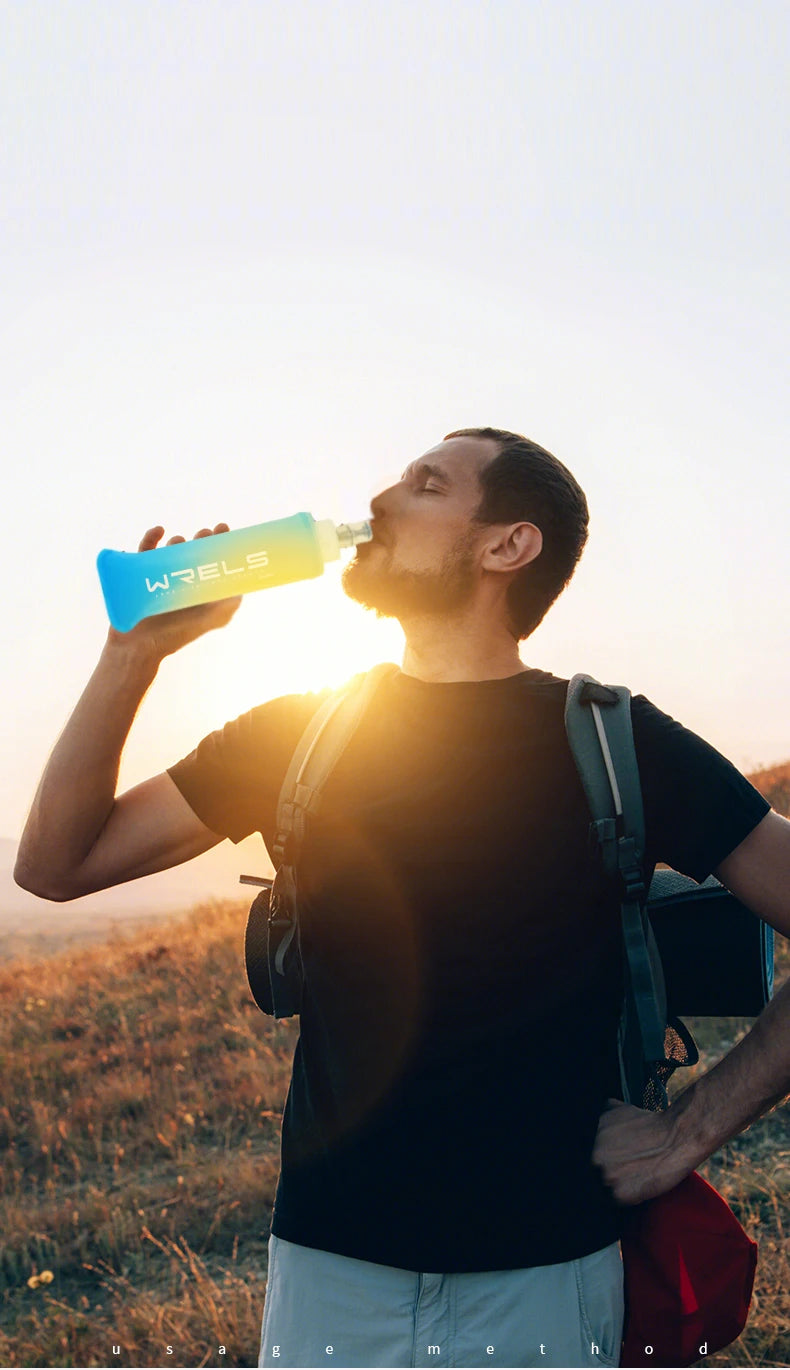 Bouteille d’eau pliable en flasque souple – Hydratation légère en extérieur