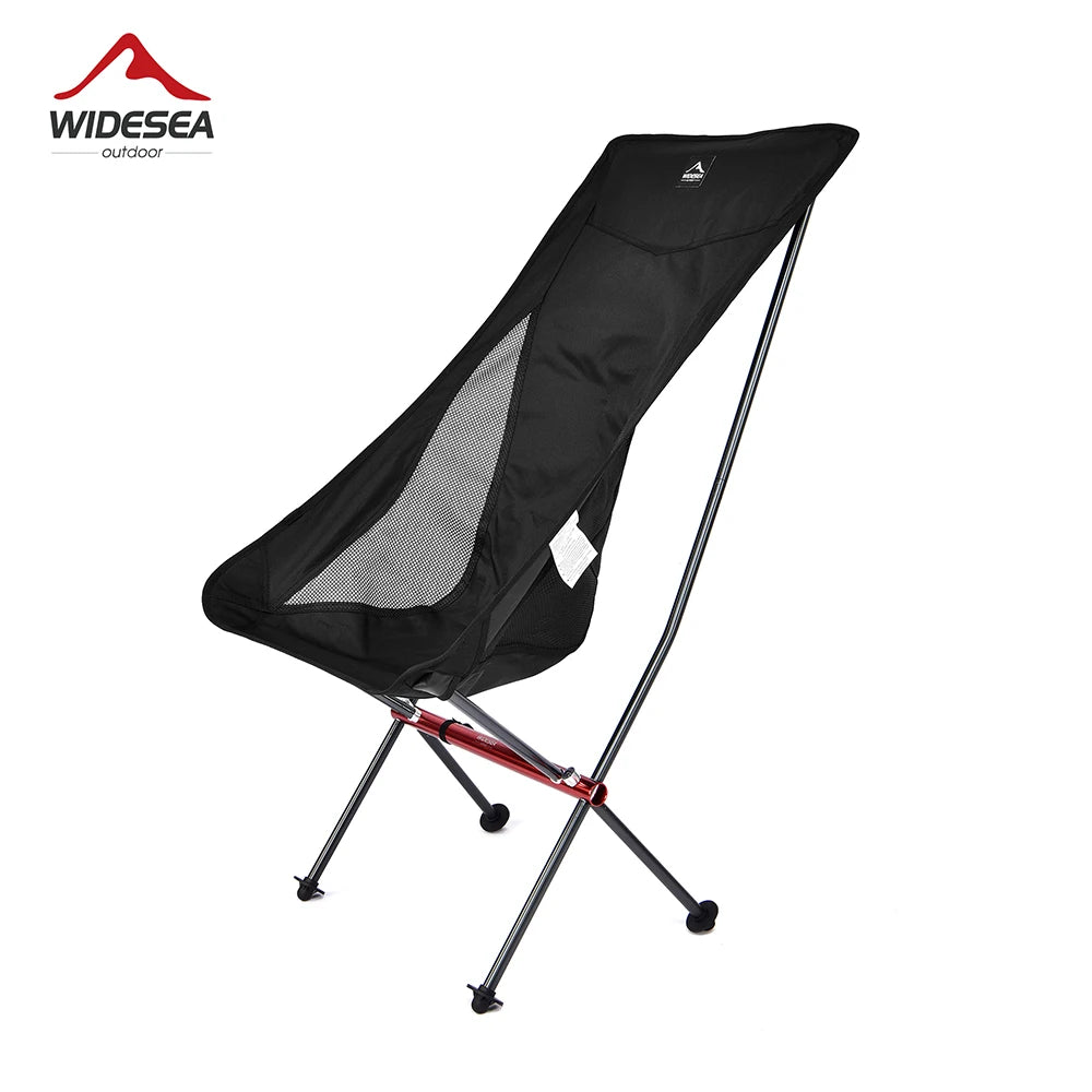 Chaise de camping pliante Widesea : Confortable pour la pêche, la plage et les voyages
