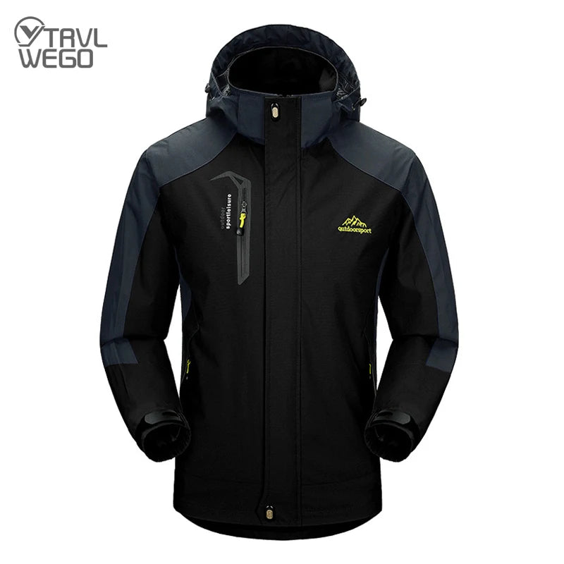 Veste de randonnée imperméable – Coupe-vent d’extérieur pour hommes