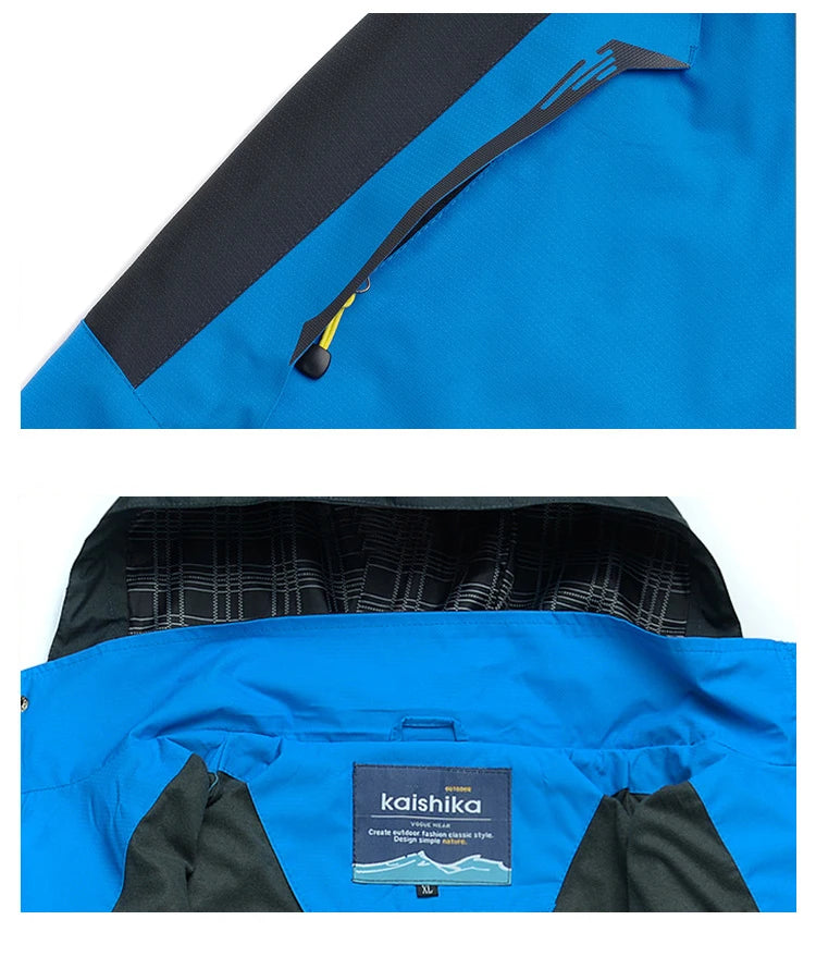 Veste de randonnée imperméable – Coupe-vent d’extérieur pour hommes