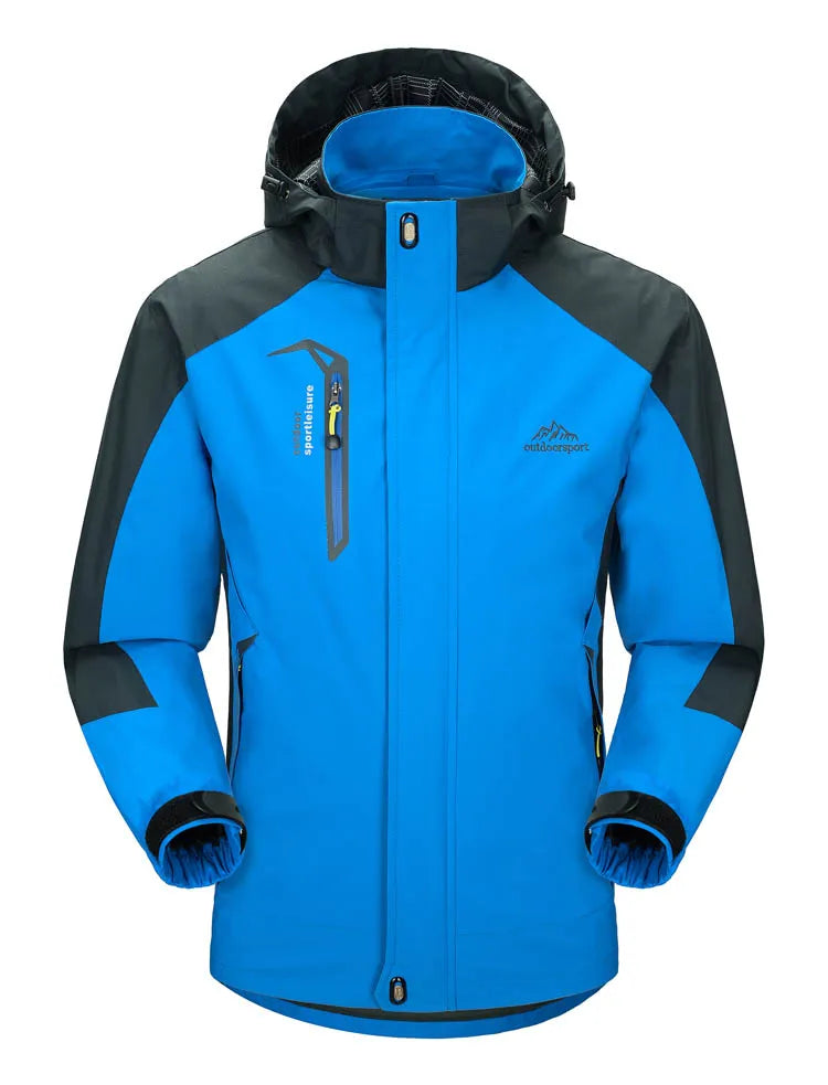 Veste de randonnée imperméable – Coupe-vent d’extérieur pour hommes
