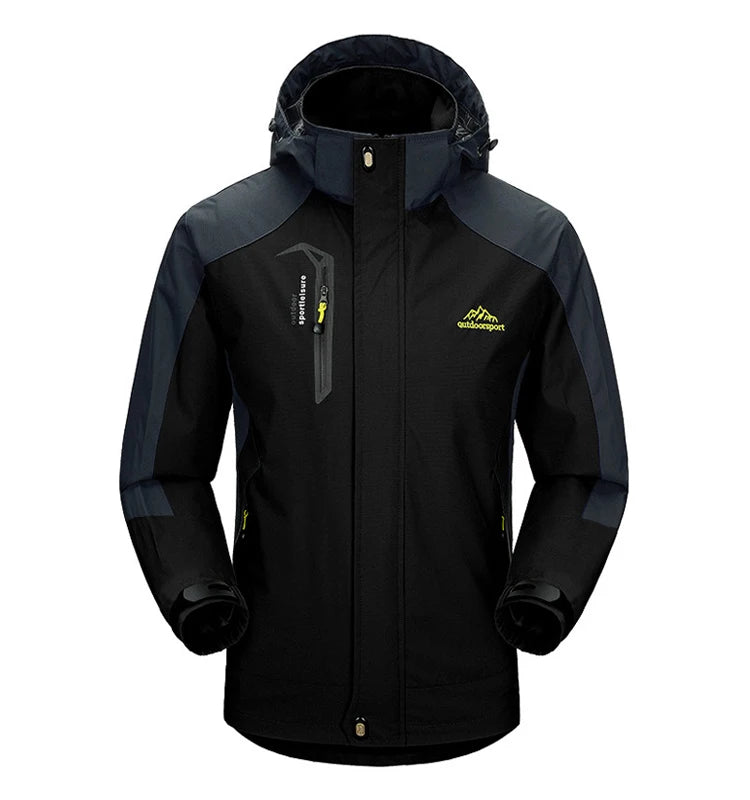 Veste de randonnée imperméable – Coupe-vent d’extérieur pour hommes