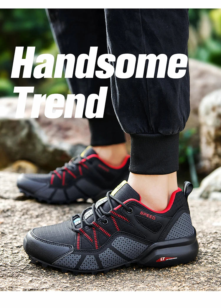 Chaussures de randonnée imperméables – Baskets de trekking en plein air pour hommes