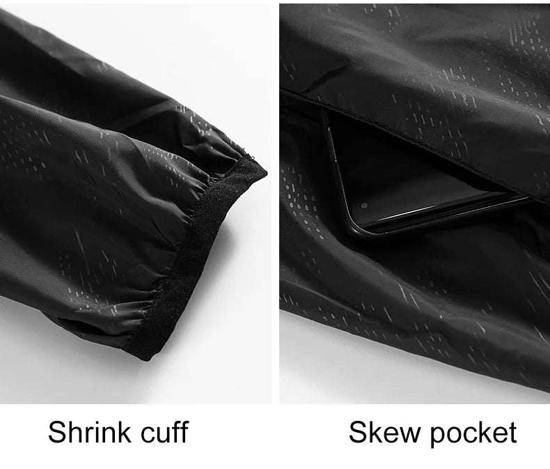 Veste de randonnée légère imperméable – Coupe-vent extérieure unisexe