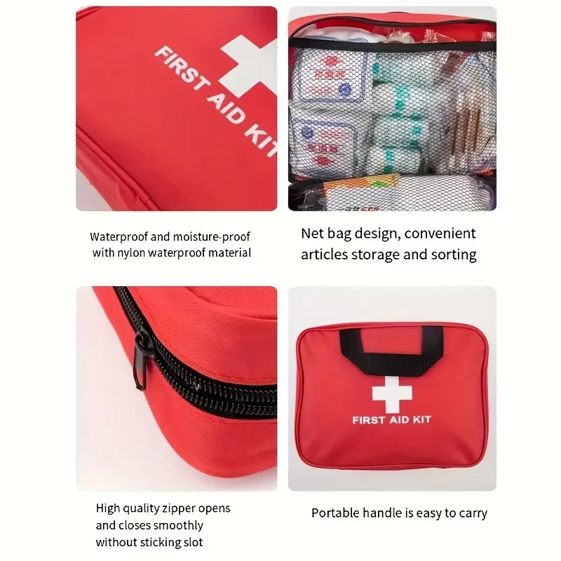 Trousse de premiers secours d’urgence 184PCS – Trousse médicale extérieure portable