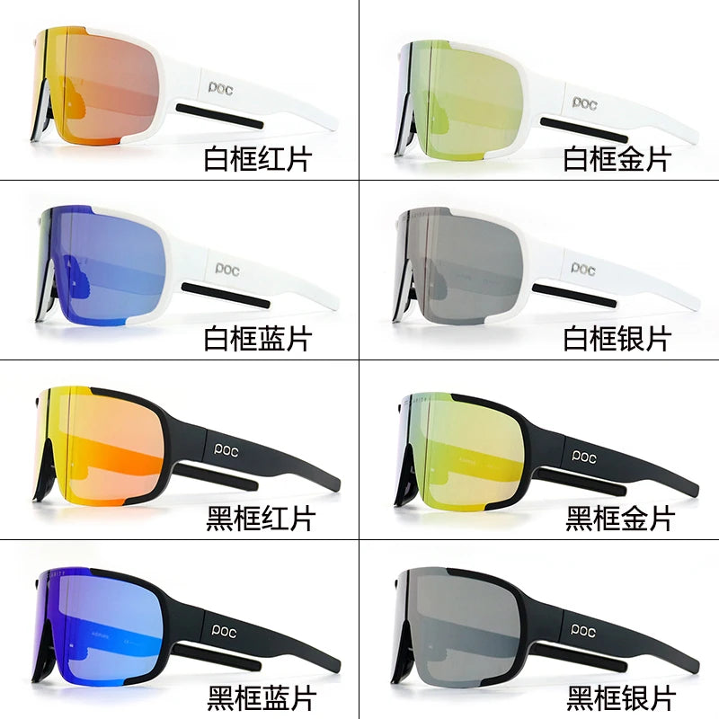 Lunettes de soleil de cyclisme polarisées – Lunettes de sport de plein air coupe-vent