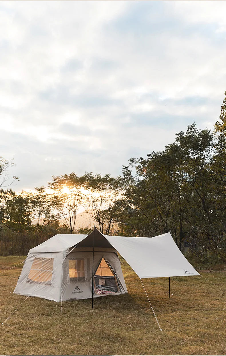 Abri de plage imperméable – Tente de camping familiale protégée UV