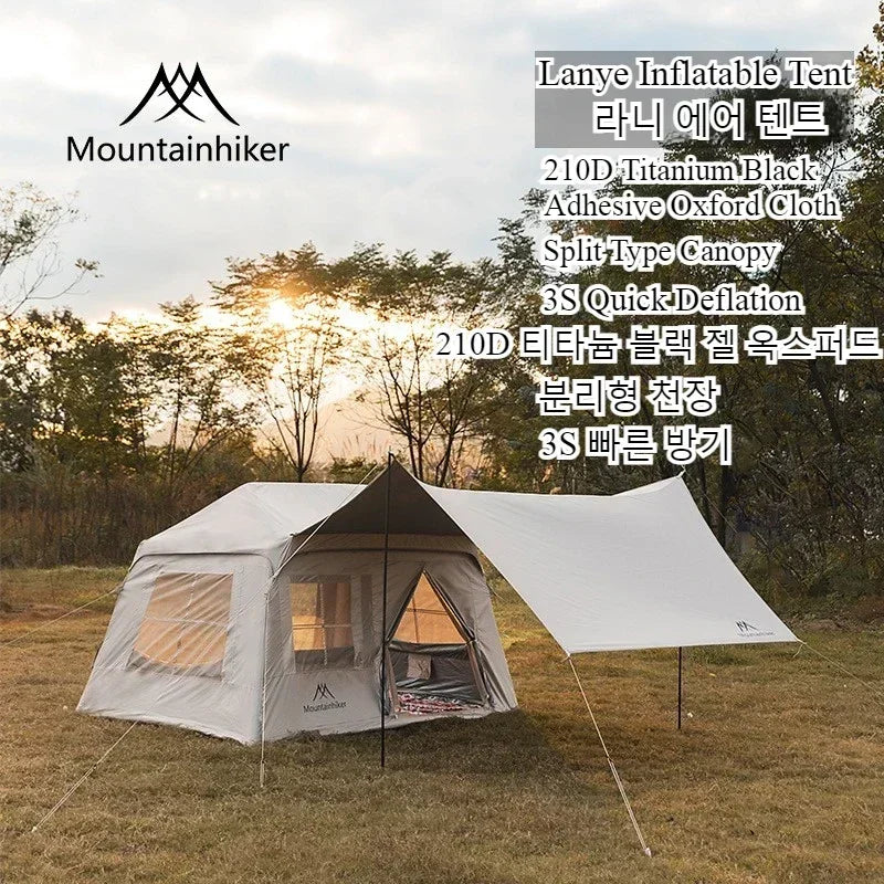 Abri de plage imperméable – Tente de camping familiale protégée UV