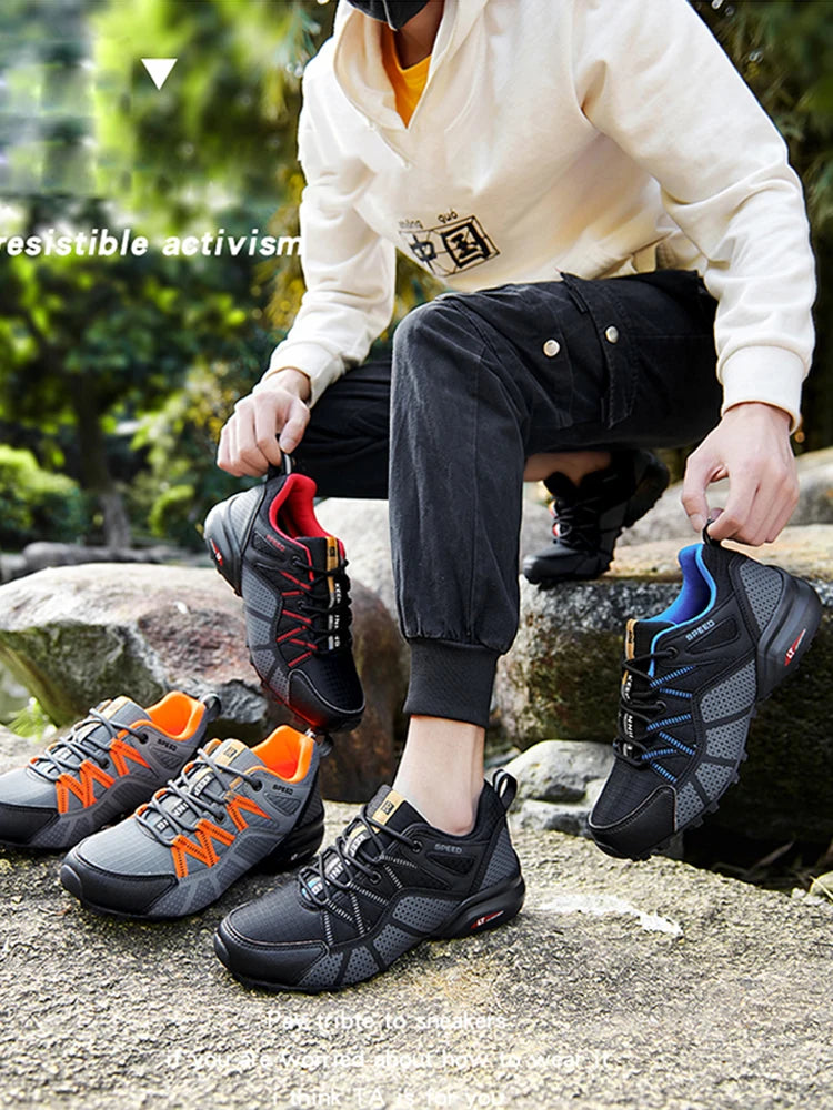 Chaussures de randonnée imperméables – Baskets de trekking en plein air pour hommes