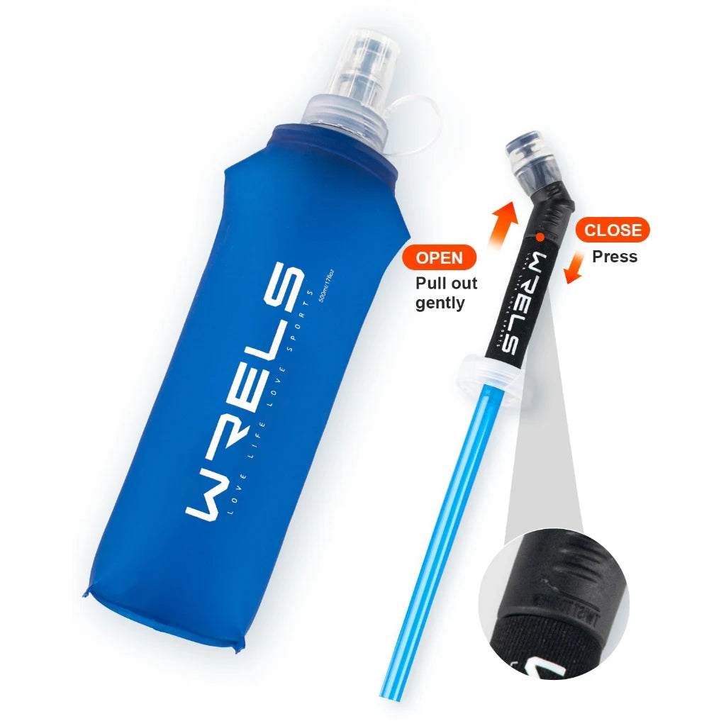 Bouteille d’eau pliable en flasque souple – Hydratation légère en extérieur