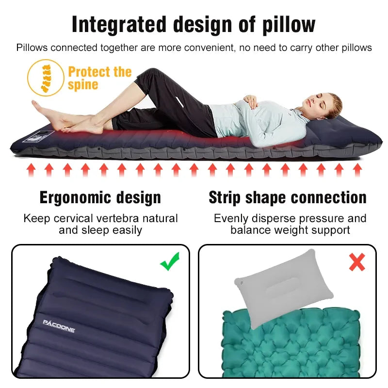 Matelas de camping auto-gonflant