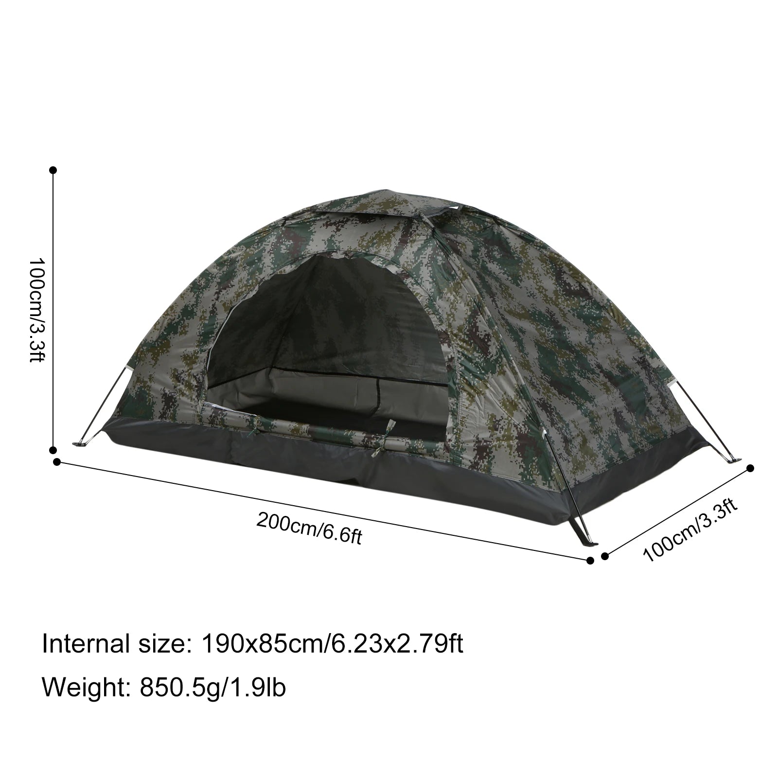 Tente de Camping Camouflage