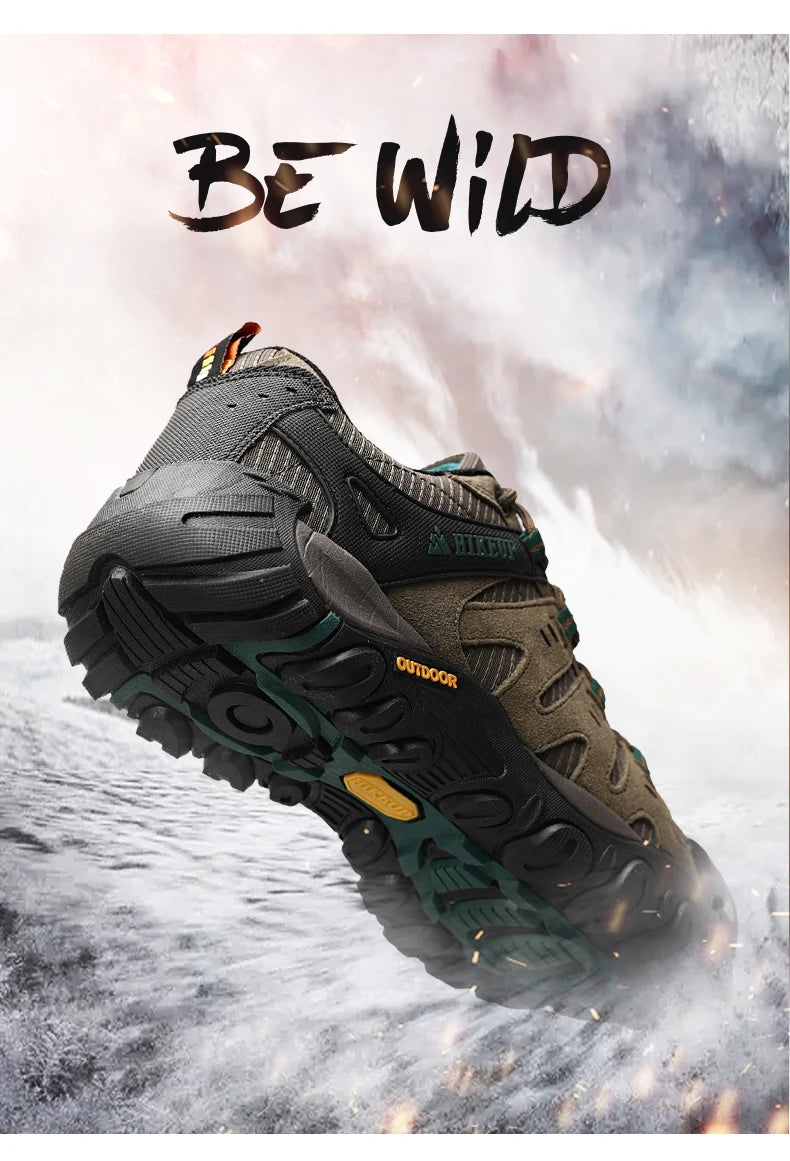 Chaussures de randonnée imperméables pour hommes – Baskets tactiques de trekking en plein air