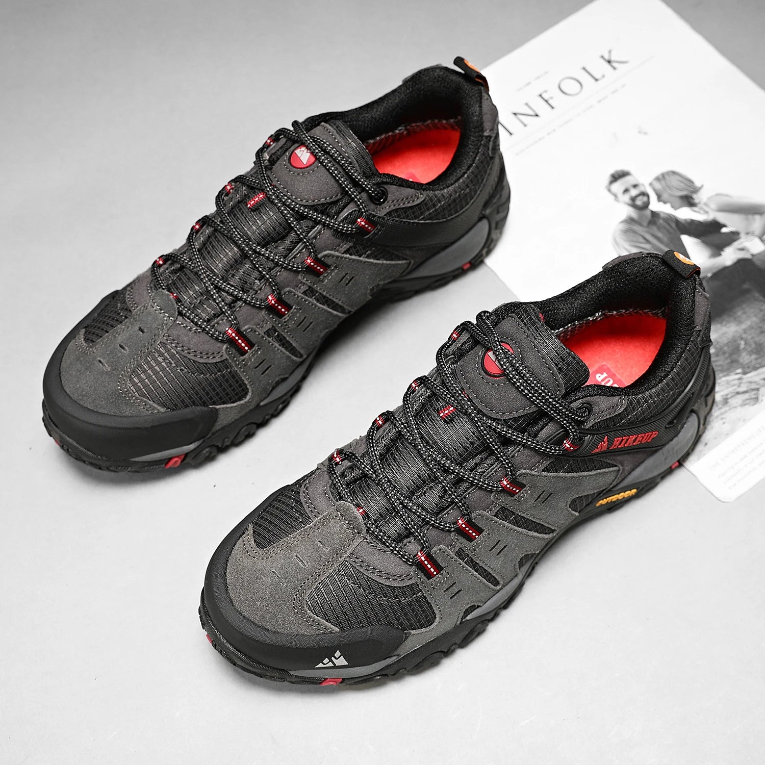 Chaussures de randonnée imperméables pour hommes – Baskets tactiques de trekking en plein air