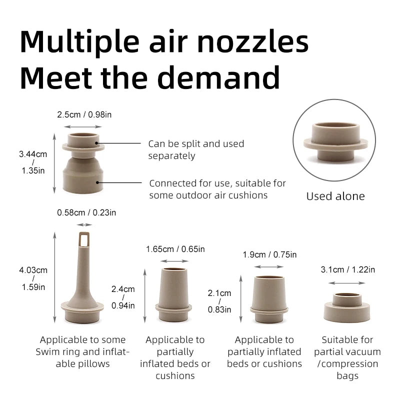 Pompe à air électrique portable