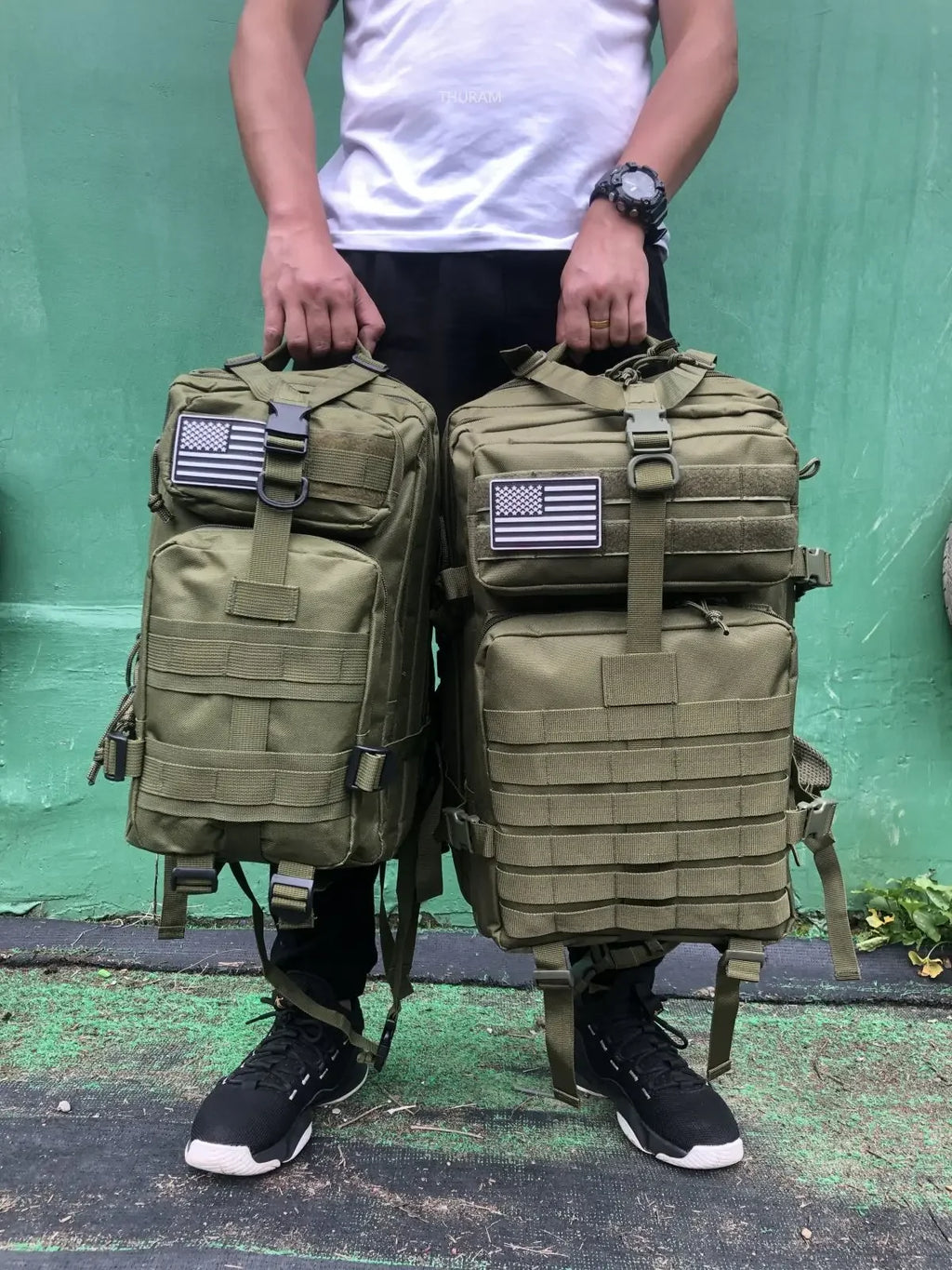 Sac à dos tactique extérieur 25L/50L – Sac de camping et de voyage