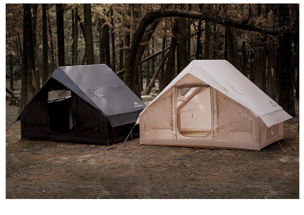 Tente de camping familiale gonflable 3–6 personnes – abri extérieur imperméable
