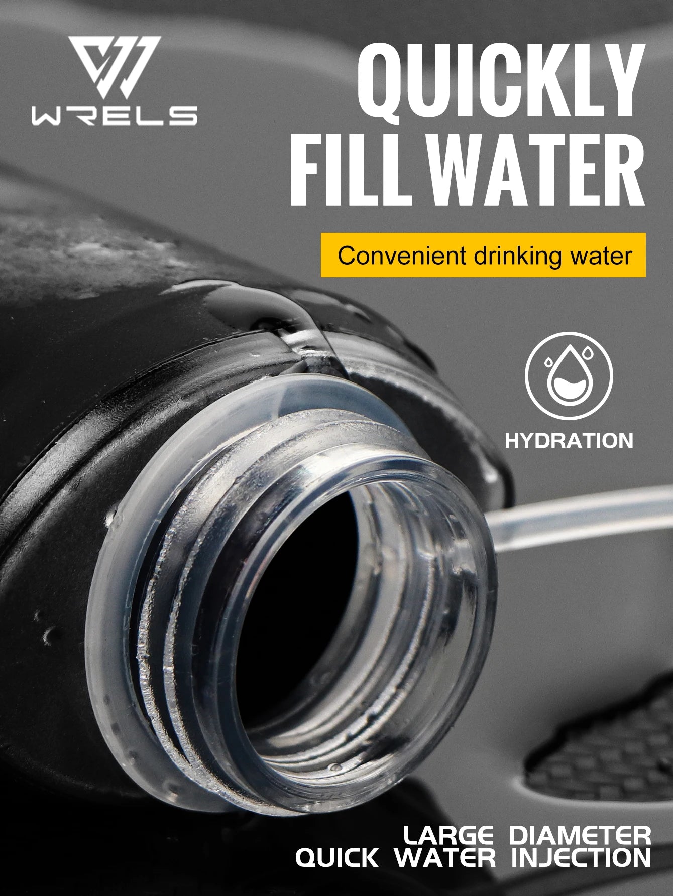 Bouteille d’eau souple pliante – Hydratation extérieure sans BPA