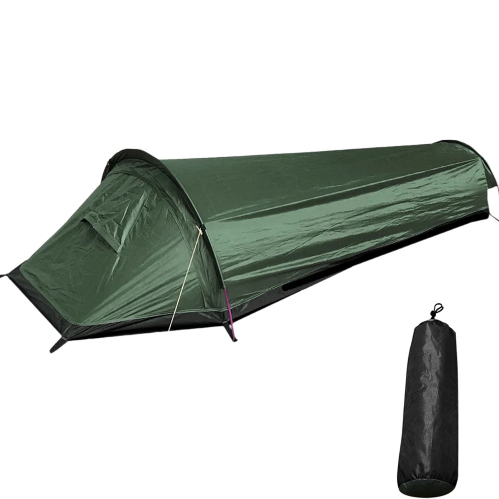 Tente de Camping Ultralégère et Imperméable pour Randonnée Solo