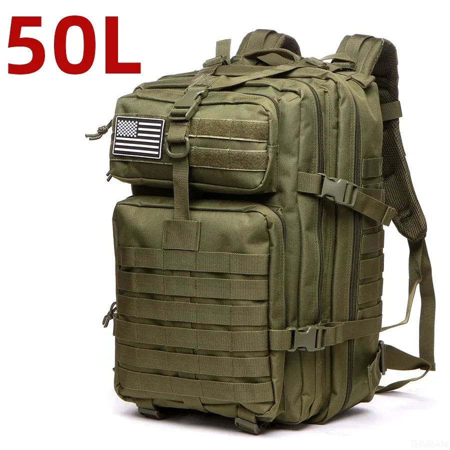 Sac à dos tactique extérieur 25L/50L – Sac de camping et de voyage