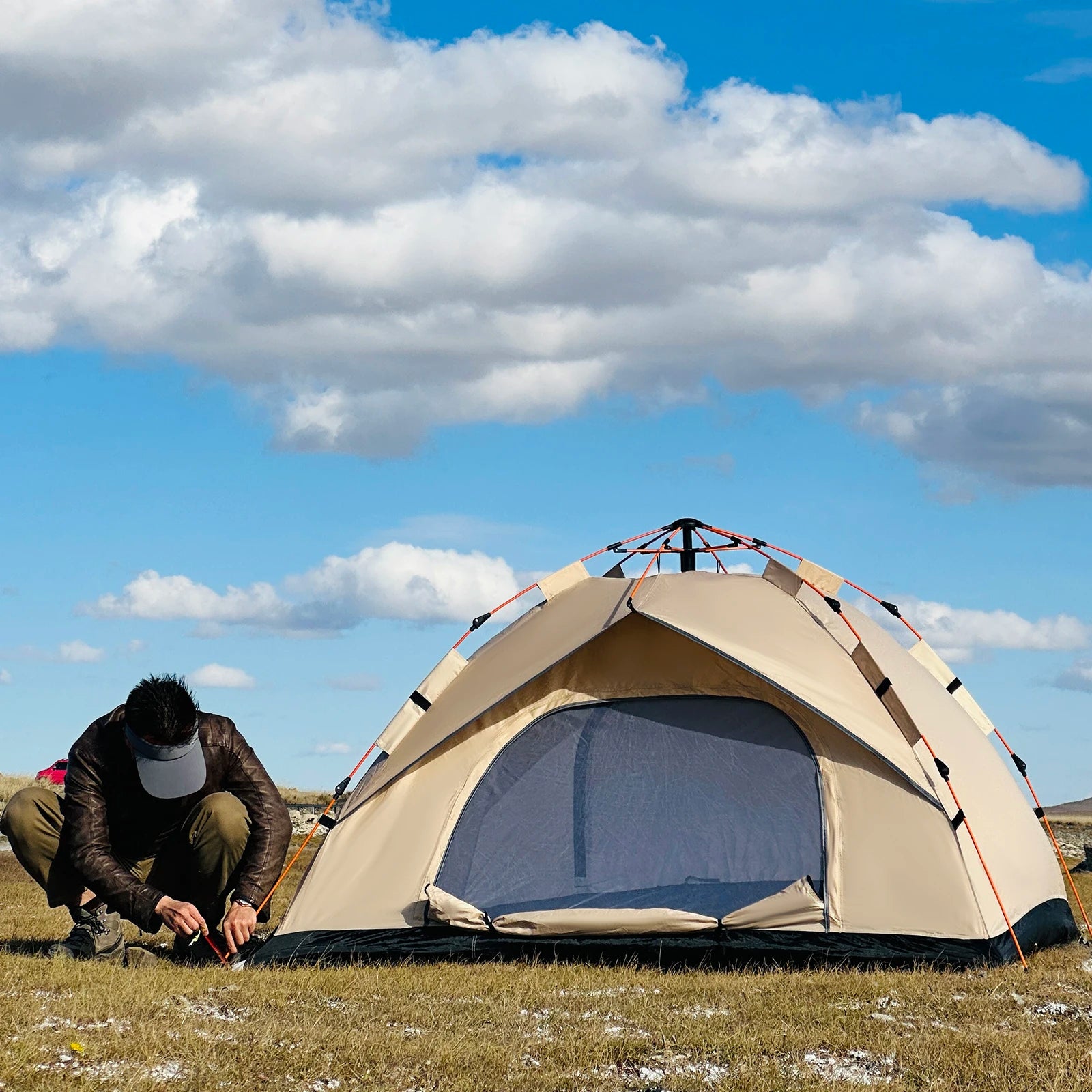 Tente Camping Beige
