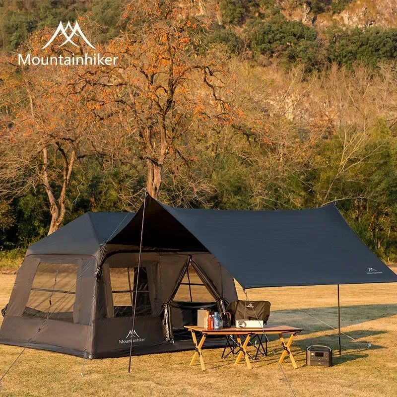 Abri de plage imperméable – Tente de camping familiale protégée UV