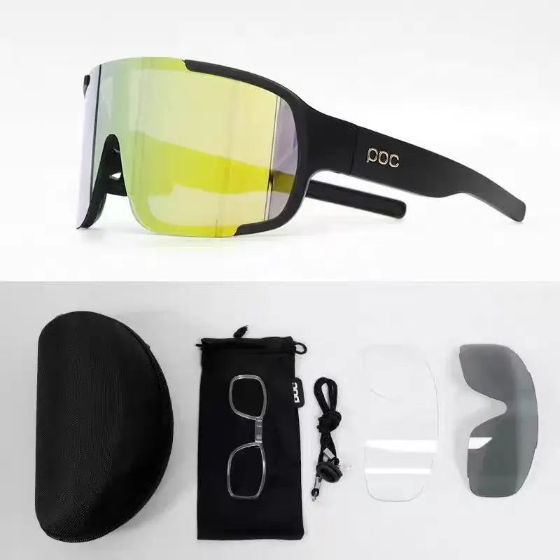 Lunettes de soleil de cyclisme polarisées – Lunettes de sport de plein air coupe-vent