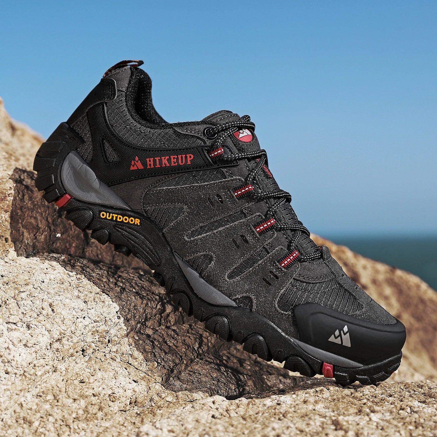 Chaussures de randonnée imperméables pour hommes – Baskets tactiques de trekking en plein air