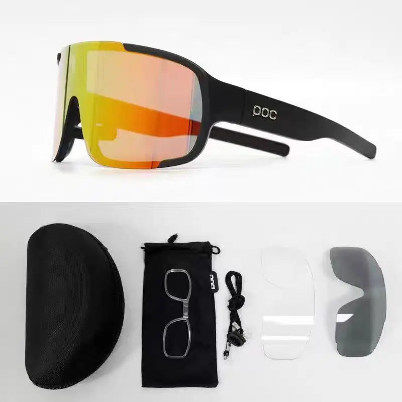 Lunettes de soleil de cyclisme polarisées – Lunettes de sport de plein air coupe-vent
