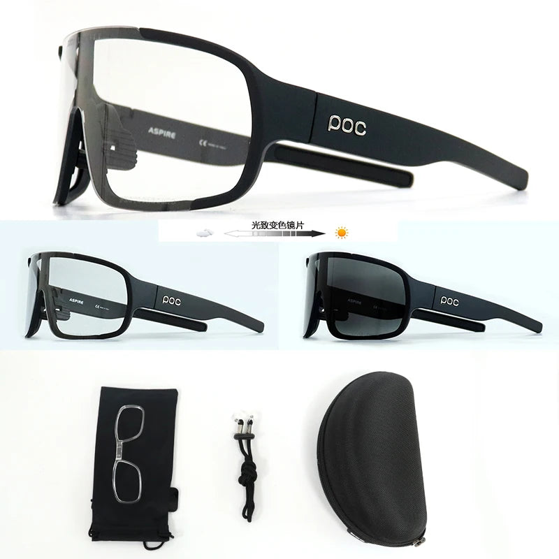 Lunettes de soleil de cyclisme polarisées – Lunettes de sport de plein air coupe-vent