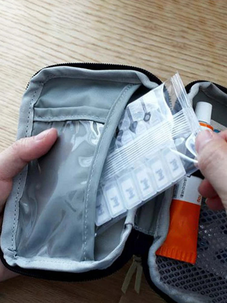 Trousse de premiers secours portable – Pochette médicale d’urgence compacte