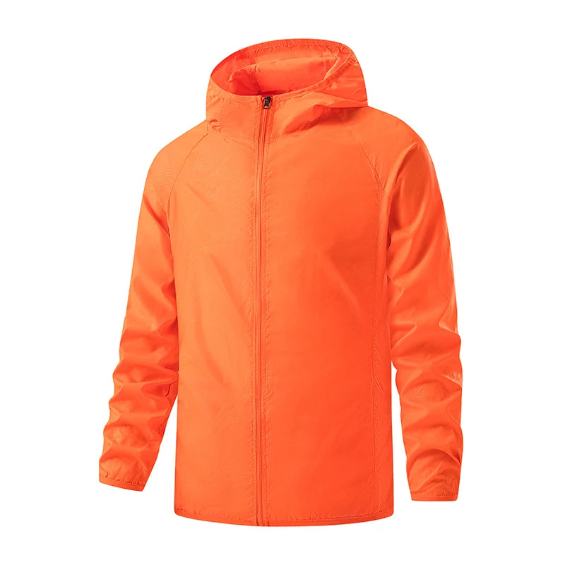 Veste de randonnée légère imperméable – Coupe-vent extérieure unisexe