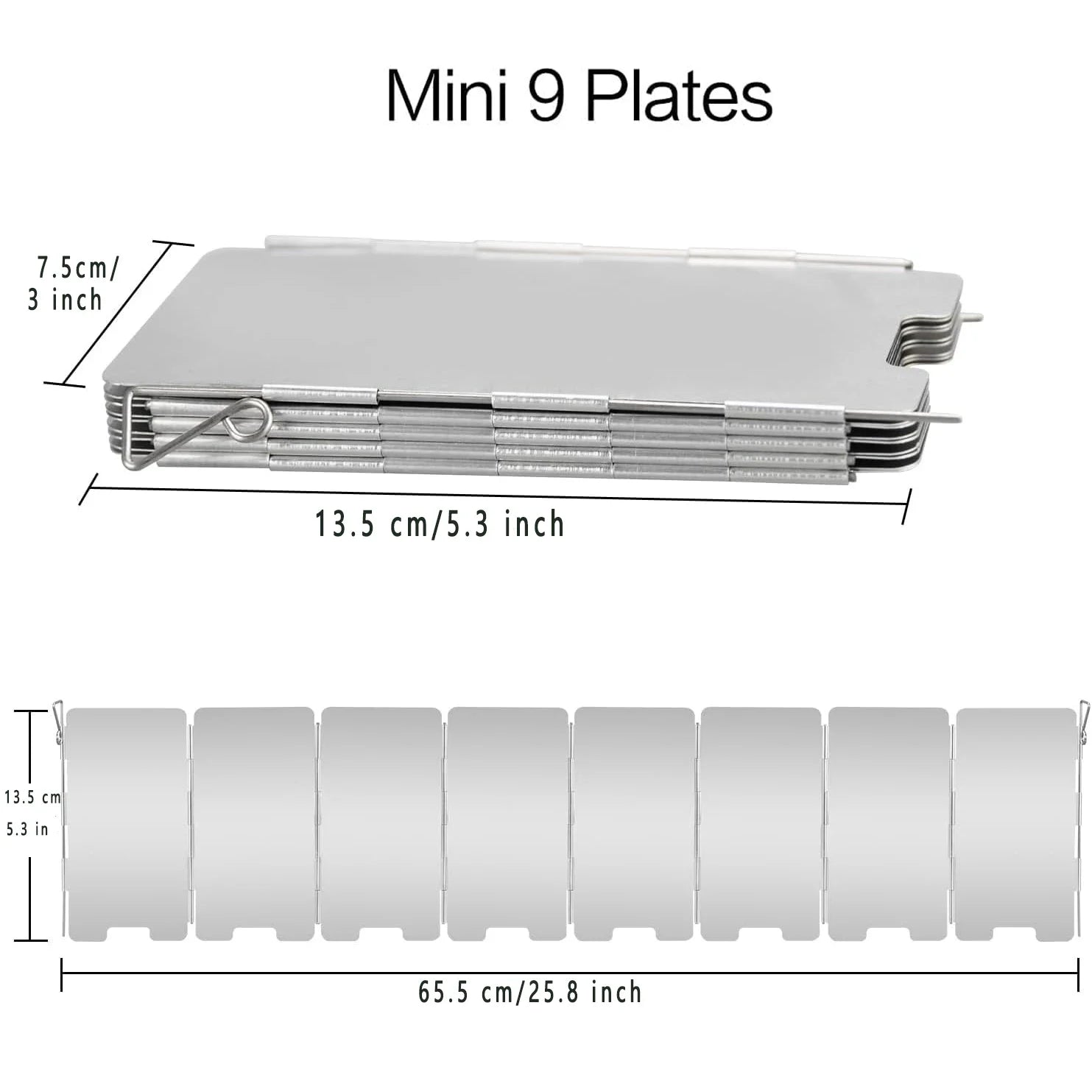 Pare-brise portable de réchaud de camping