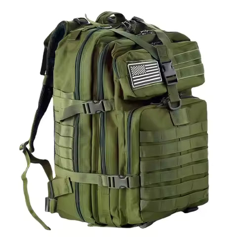 Sac à dos tactique imperméable en nylon 25L/50L pour sports, randonnée, pêche, chasse et camping