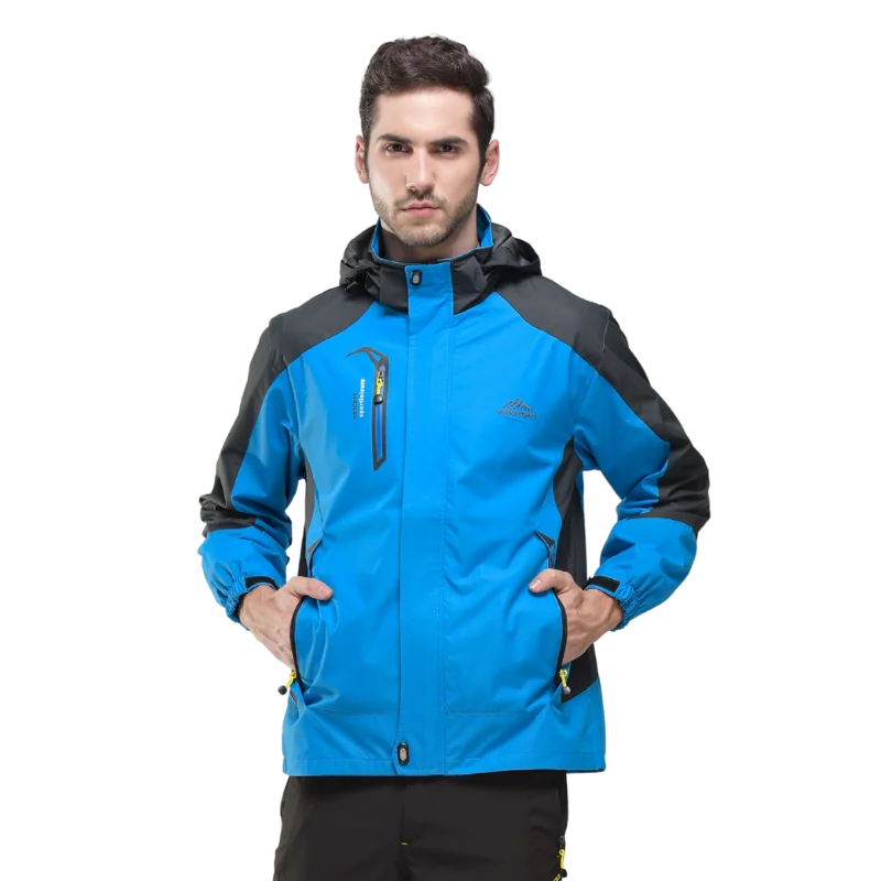Veste de randonnée imperméable – Coupe-vent d’extérieur pour hommes