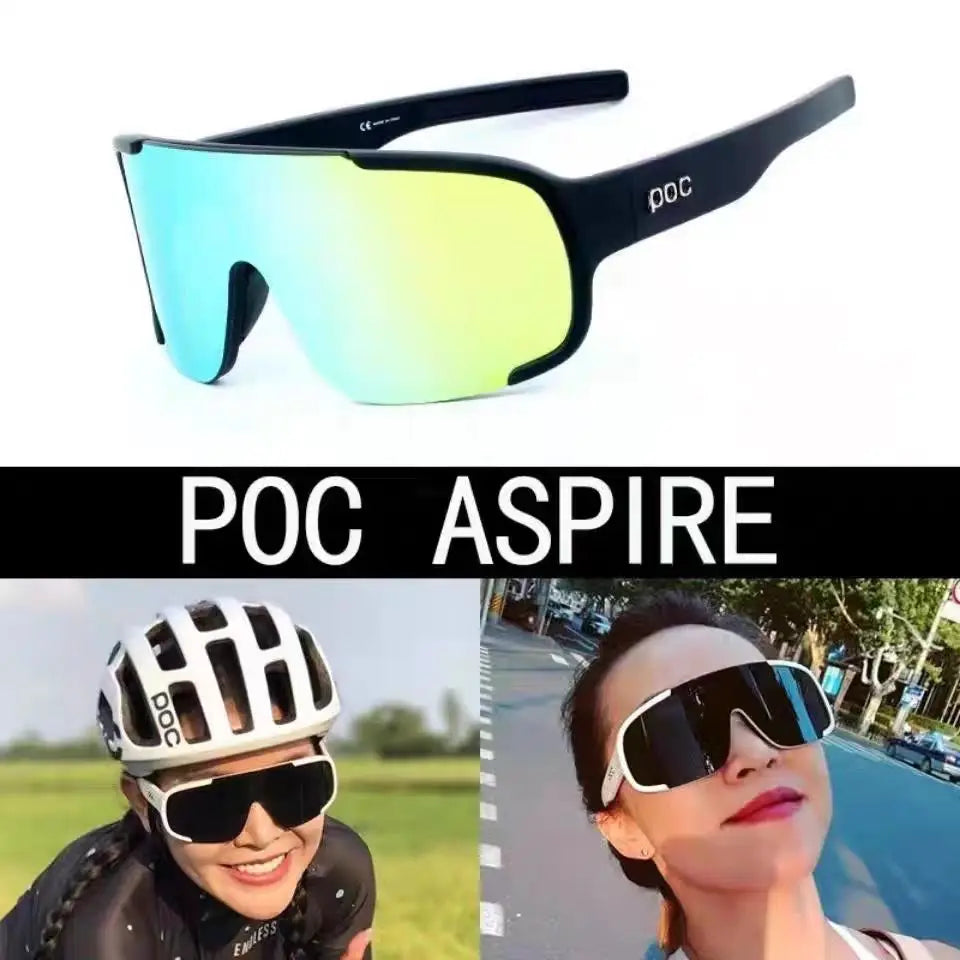 Lunettes de soleil de cyclisme polarisées – Lunettes de sport de plein air coupe-vent
