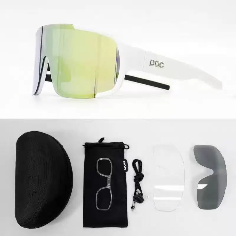 Lunettes de soleil de cyclisme polarisées – Lunettes de sport de plein air coupe-vent