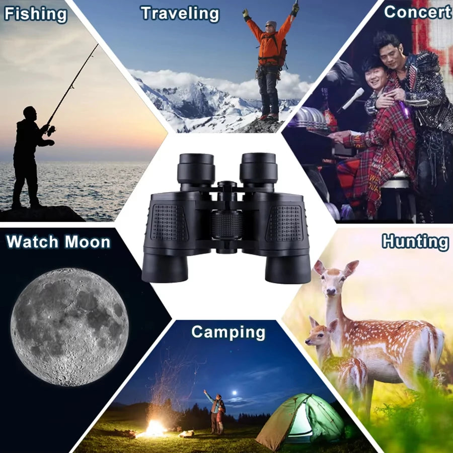 Jumelles HD 90x90 – Optiques de chasse extérieures longue portée