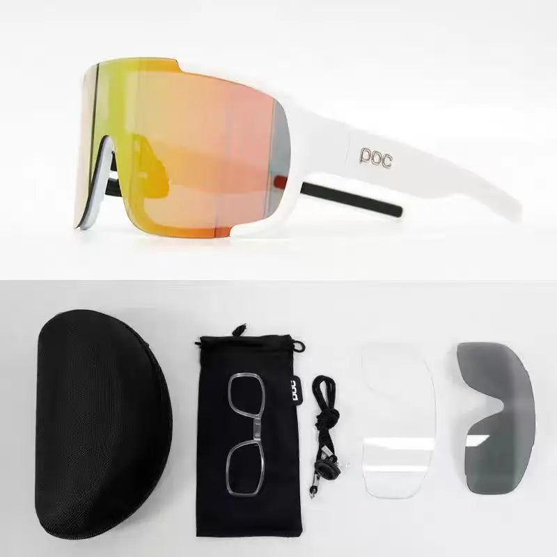 Lunettes de soleil de cyclisme polarisées – Lunettes de sport de plein air coupe-vent
