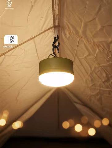Lampe LED Camping MOSLIGHTING Portable - 4 Modes, Rechargeable USB, Étanche