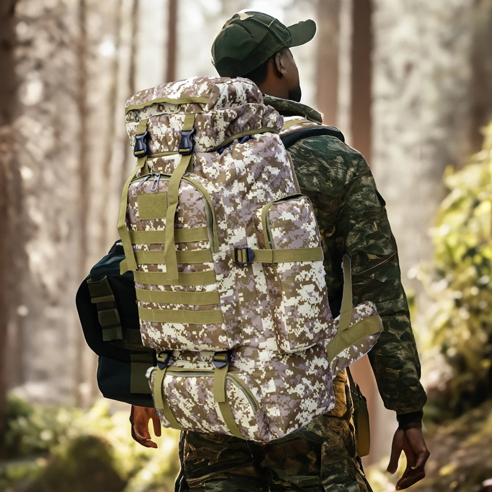 Grand Sac à Dos de Camping et de Voyage