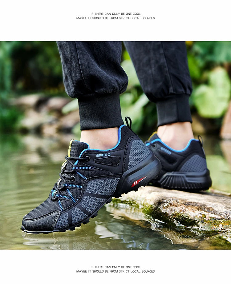 Chaussures de randonnée imperméables – Baskets de trekking en plein air pour hommes