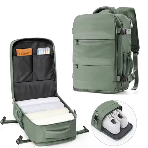 Sac à Dos Cabine Ryanair 40x30x20cm - Bagage à Main Voyage Homme Femme avec Compartiment Ordinateur