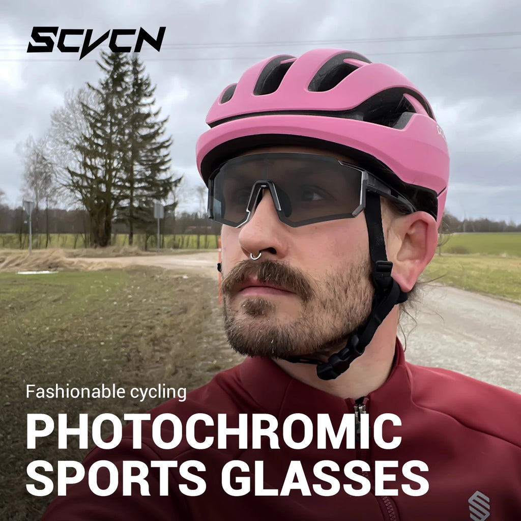 Lunettes de soleil photochromiques pour cyclisme – Lunettes de sport avec protection UV