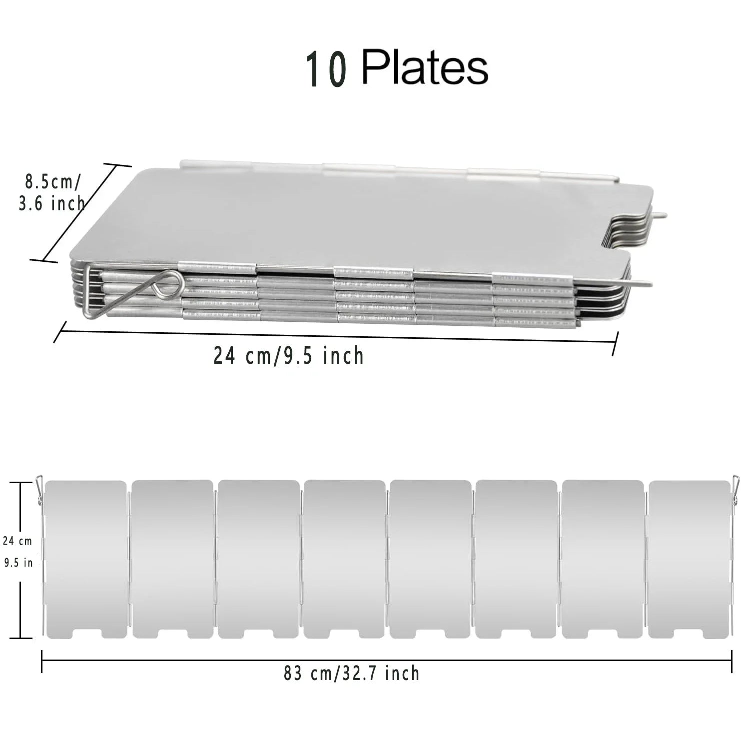Pare-brise portable de réchaud de camping