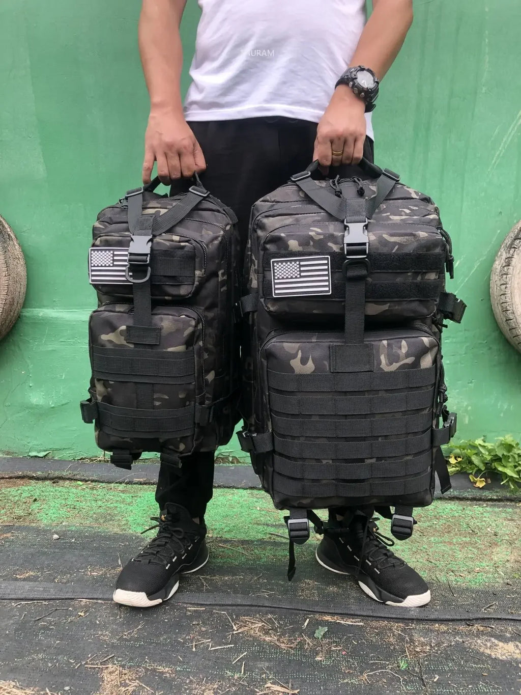 Sac à dos tactique extérieur 25L/50L – Sac de camping et de voyage