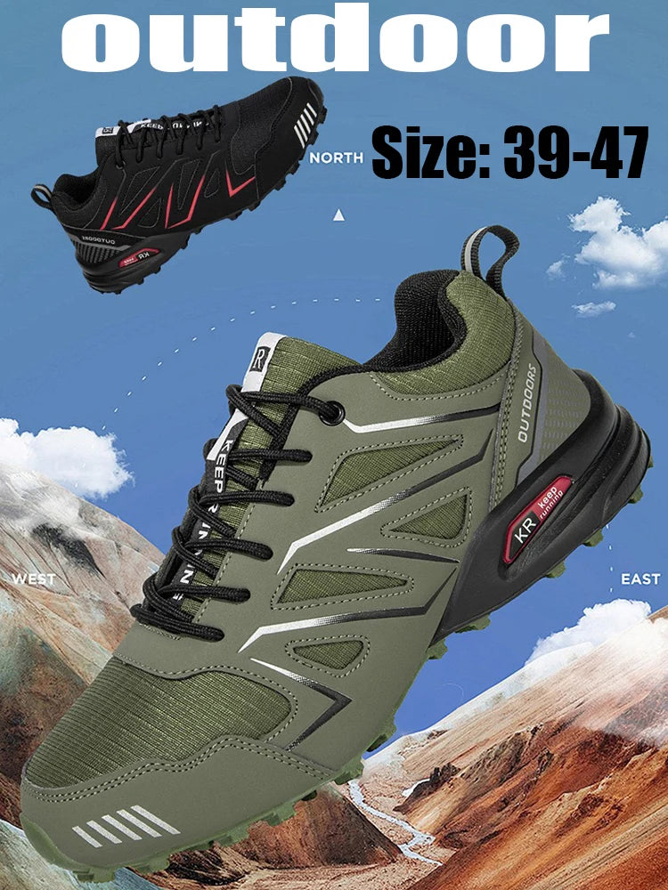 Chaussures de randonnée imperméables – Baskets de trekking en plein air pour hommes
