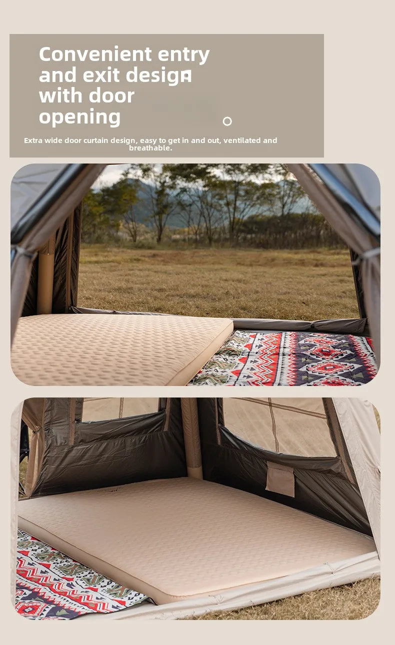Abri de plage imperméable – Tente de camping familiale protégée UV