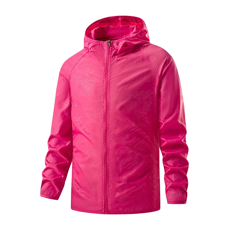 Veste de randonnée légère imperméable – Coupe-vent extérieure unisexe