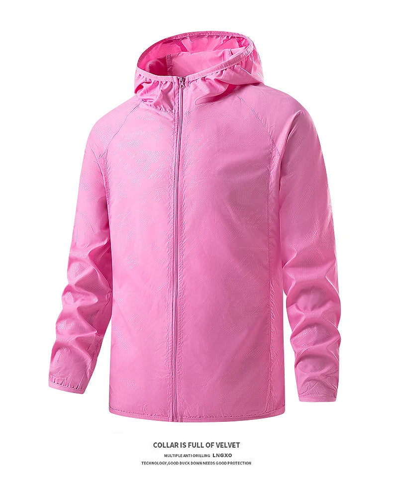 Veste de randonnée légère imperméable – Coupe-vent extérieure unisexe